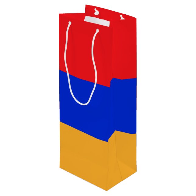 Armeniens flagga (Baksidan Vinklad)