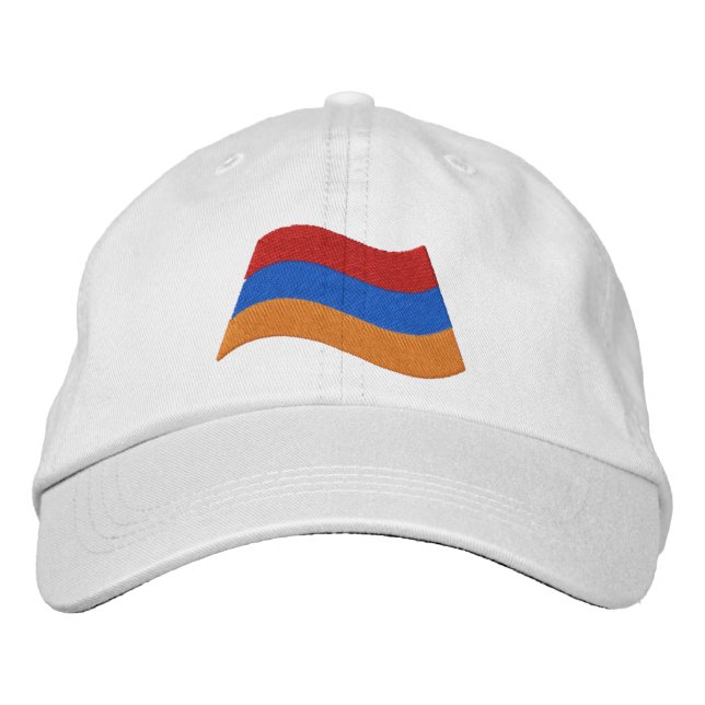 Armeniens flagga broderad keps (Framsida)
