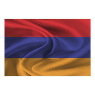 Armeniens flagga fototryck
