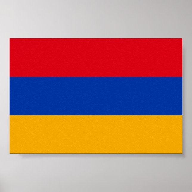 Armeniens flagga poster (Framsidan)