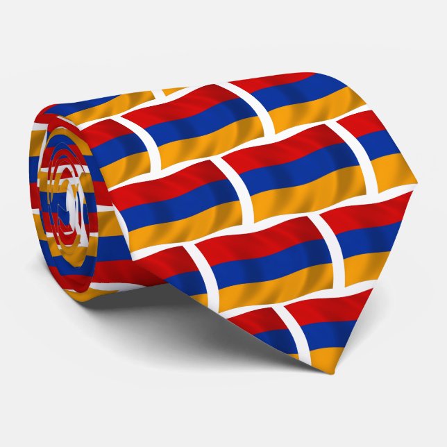 Armeniens flagga slips (Rullad)