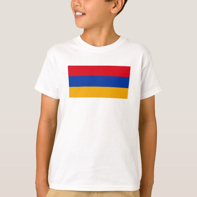 Armeniens flagga t shirt (Framsida)