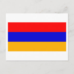 Armeniens Flagga Vykort