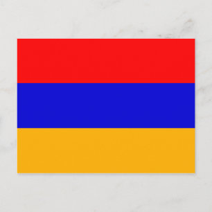 Armeniens Flagga Vykort