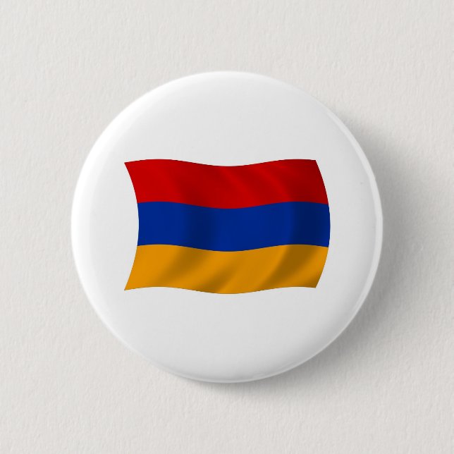 Armeniens flaggknapp knapp (Framsida)