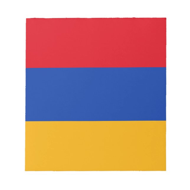 Armeniens patriotiska flagga anteckningsblock (Framsida)