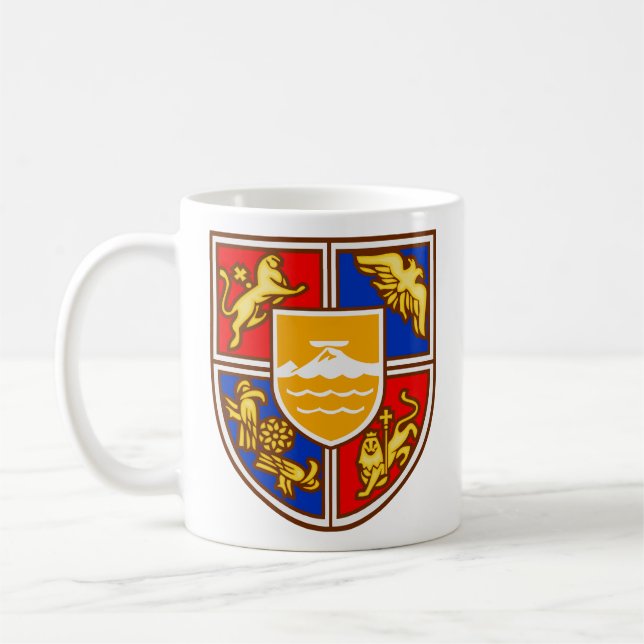 Armeniens statsvapen arv och symboler kaffemugg (Vänster)