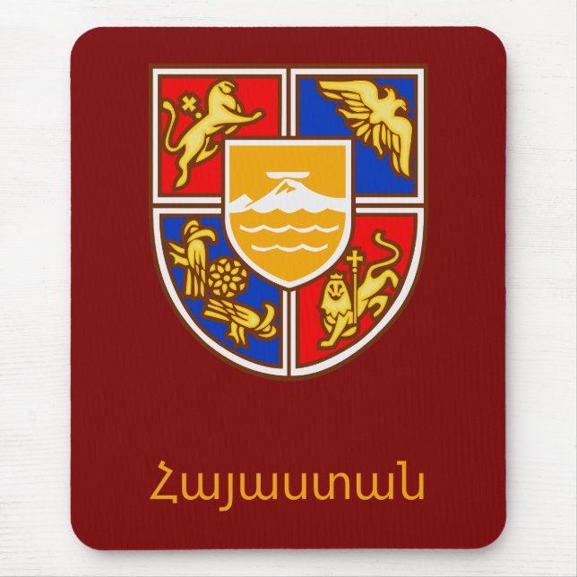 Armeniens statsvapen arv och symboler musmatta (Framsidan)