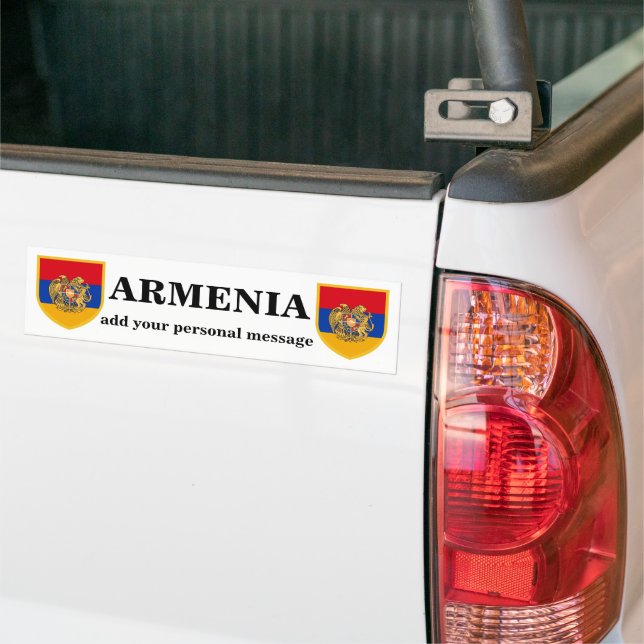 Armeniens statsvapen bildekal (På lastbil)
