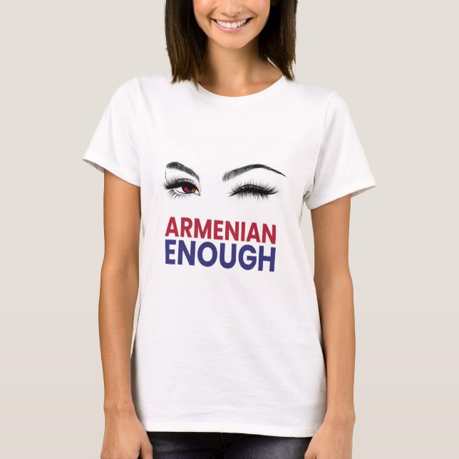 Armenier nog kvinna T-tröja T Shirt (Framsida)
