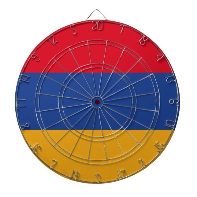 Armenisk flagga piltavla (Framsidan)
