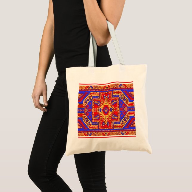 Armenisk folkart Tote Bag Tygkasse (Framsida (produkt))