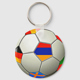 Armenisk fotbollsspelare nyckelring