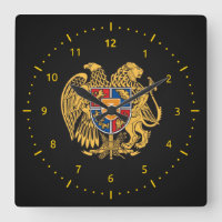 Armenisk jacka av arm Wall Clock