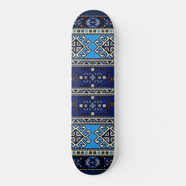 Armenisk konst mini skateboard bräda 18,5 cm (Framsida)