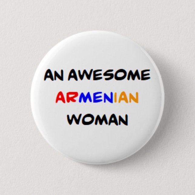armenisk kvinna, fantastisk knapp (Framsida)
