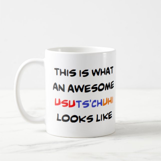 Armenisk lärare usutschuhi, fantastisk Ornament Kaffemugg (Vänster)