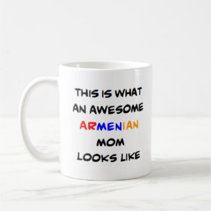 armenisk mamma, awesome kaffemugg
