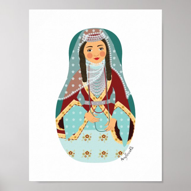 Armenisk Matryoshka-affisch Poster (Framsidan)