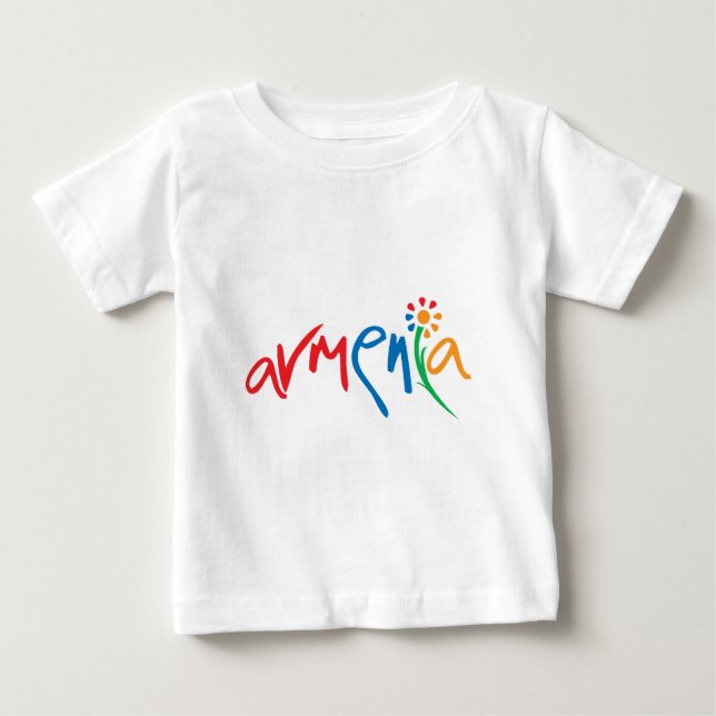 Armenisk officiell logotyp t shirt (Framsida)