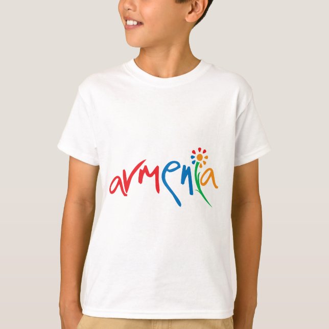 Armenisk officiell logotyp t-shirt (Framsida)