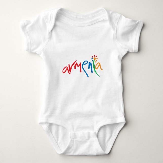 Armenisk officiell logotyp tee shirt (Framsida)