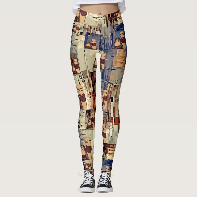 Armenisk papik mamik leggings (Framsida)