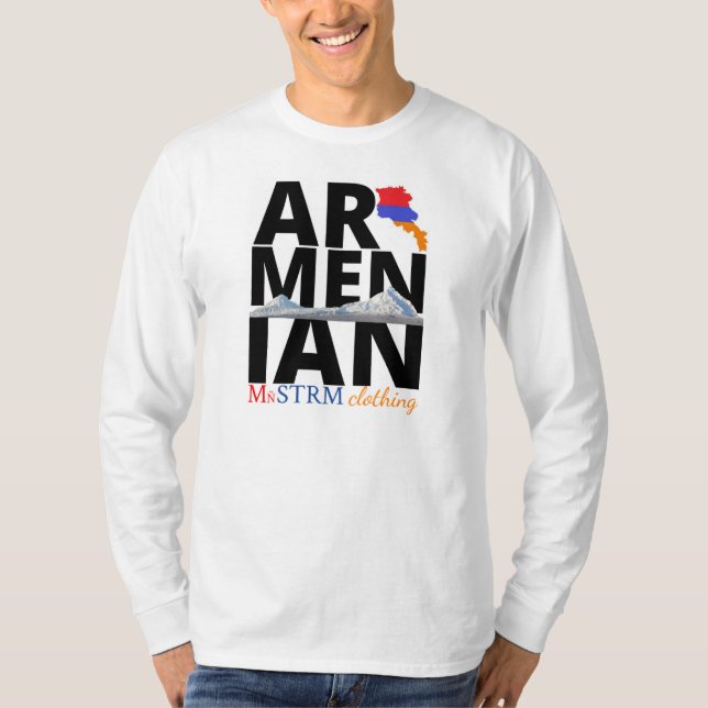 armenisk skjorta t-shirt (Framsida)