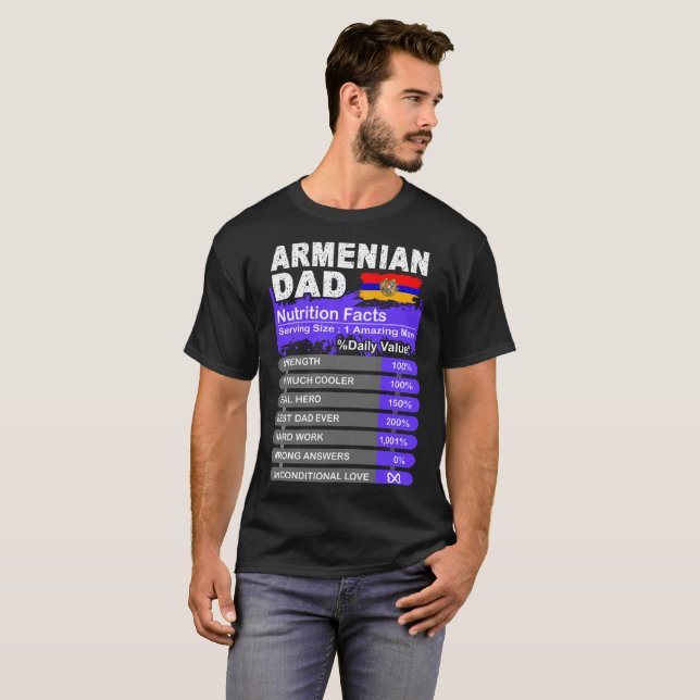 Armenisk Tshirt för format för portion för T Shirt (Hel framsida)