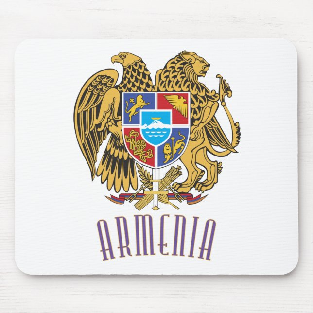 Armenisk vapensköld musmatta (Framsidan)