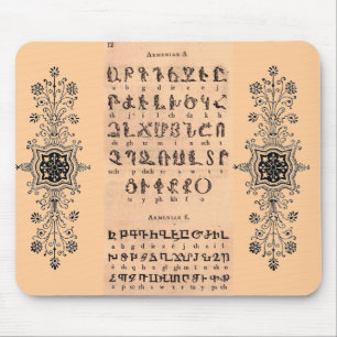 Armeniska Alphabet Musmatta