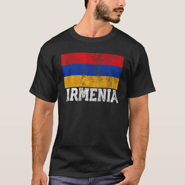 Armeniska Armenien Pride Roots Land Family Nation T Shirt (Framsida)