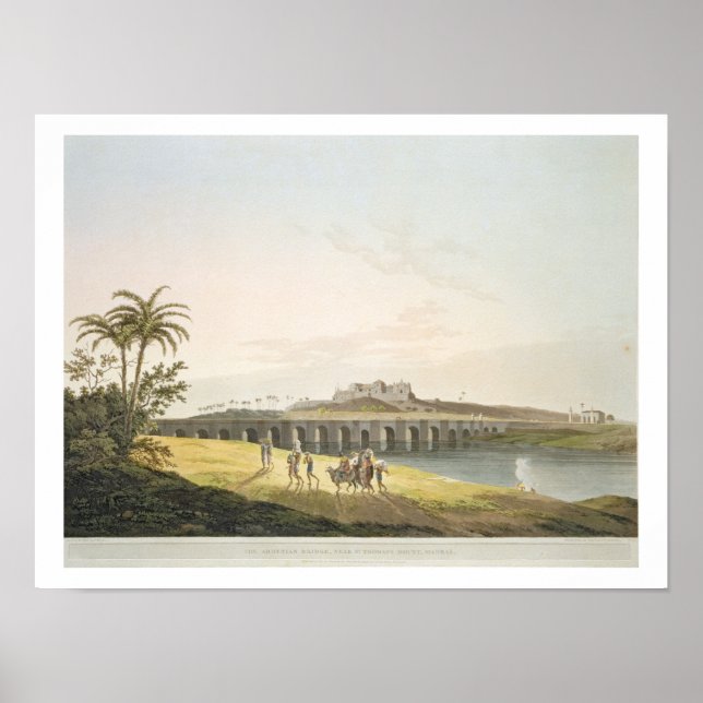 Armeniska bron, nära S:t Thomas berget, Madr Poster (Framsidan)