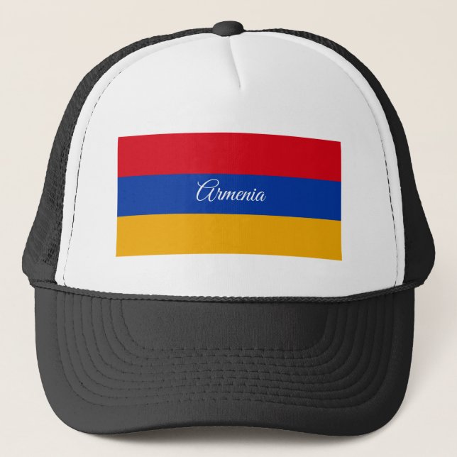 Armeniska flagga & Armenien - mode, resor/sport Keps (Framsida)