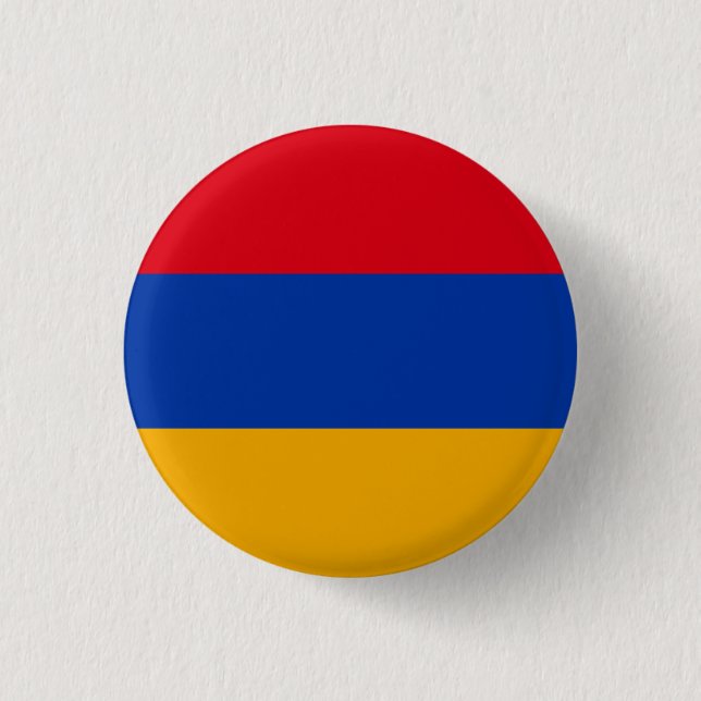 Armeniska Flagga, Flagga Armenien Knapp (Framsida)