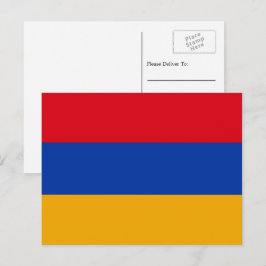Armeniska Flagga, Flagga Armenien Vykort