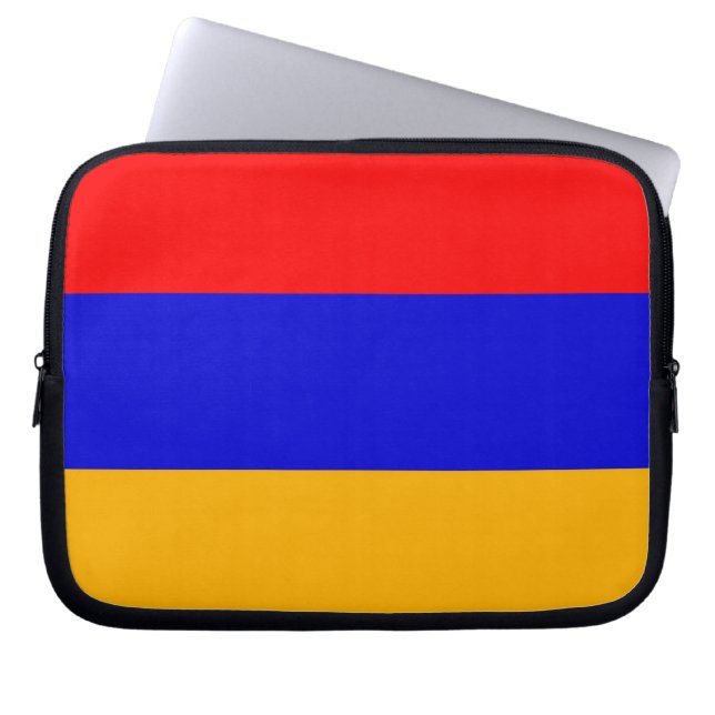 Armeniska Flagga Laptop sleeve (Framsidan)