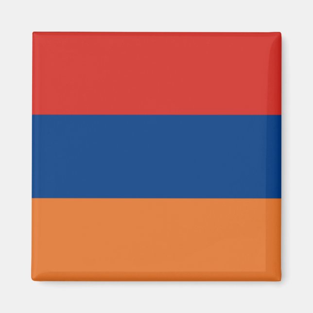 Armeniska Flagga Magnet (Framsidan)