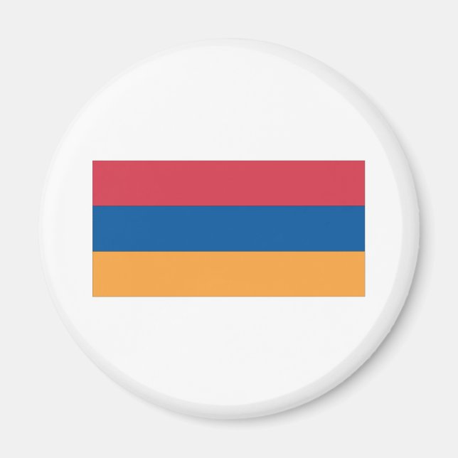 Armeniska Flagga Magnet (Framsidan)