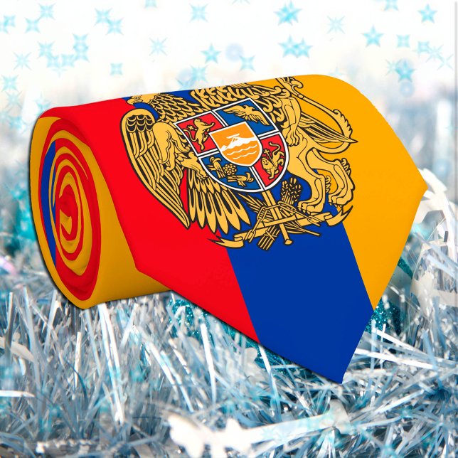 Armeniska Flagga och företag Slips (Skapare uppladdad)