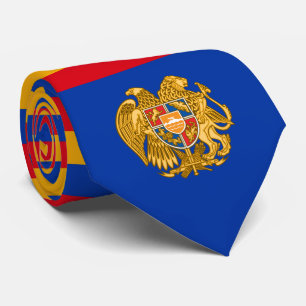 Armeniska Flagga och Jackande av Arm, Flagga Armen Slips
