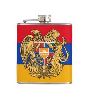 Armeniska Flagga och resor Armenien patriot/sportf Fickplunta