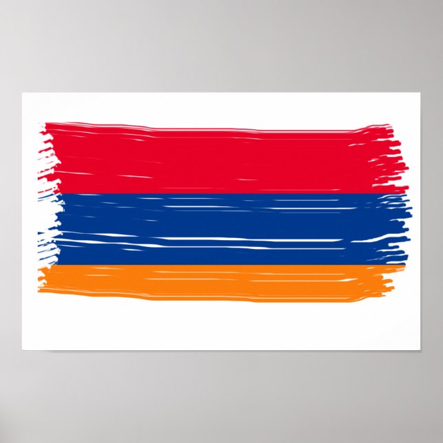 Armeniska flagga poster (Framsidan)