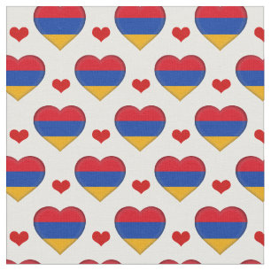Armeniska Flagga & Red Heart mode Fabric/Armenien Tyg