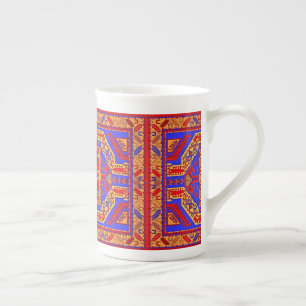 Armeniska folkkonstnären Specialty Mugg Benporslin Mugg