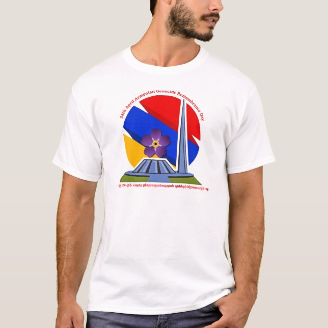 Armeniska folkmordsdagen T-Shirt (Framsida)
