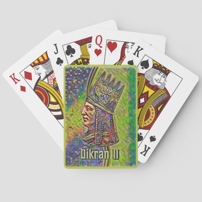 Armeniska Kung Dikran Classic-spelkort Casinokort (Baksidan)