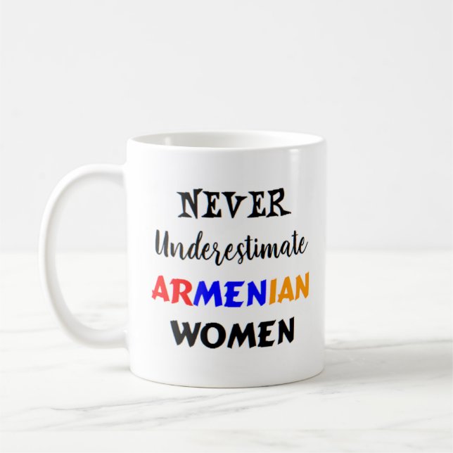 armeniska kvinnor kaffemugg (Vänster)