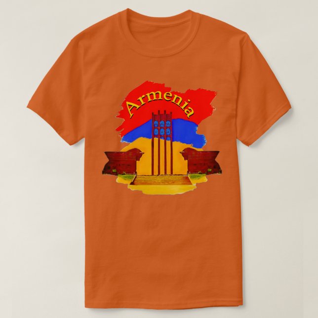 Armeniska självständighetsmonumentet t shirt (Design framsida)