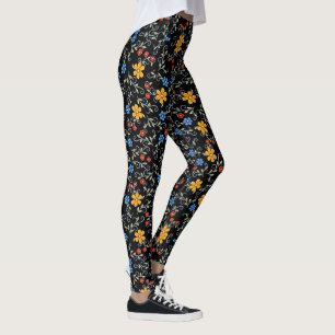 Armeniska tricolor Flowers Leggings